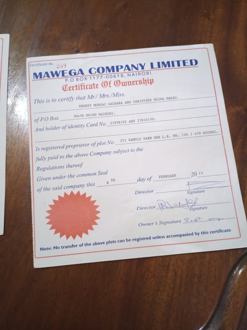 Prime plots 50 x 100 for sale in Kamulu.