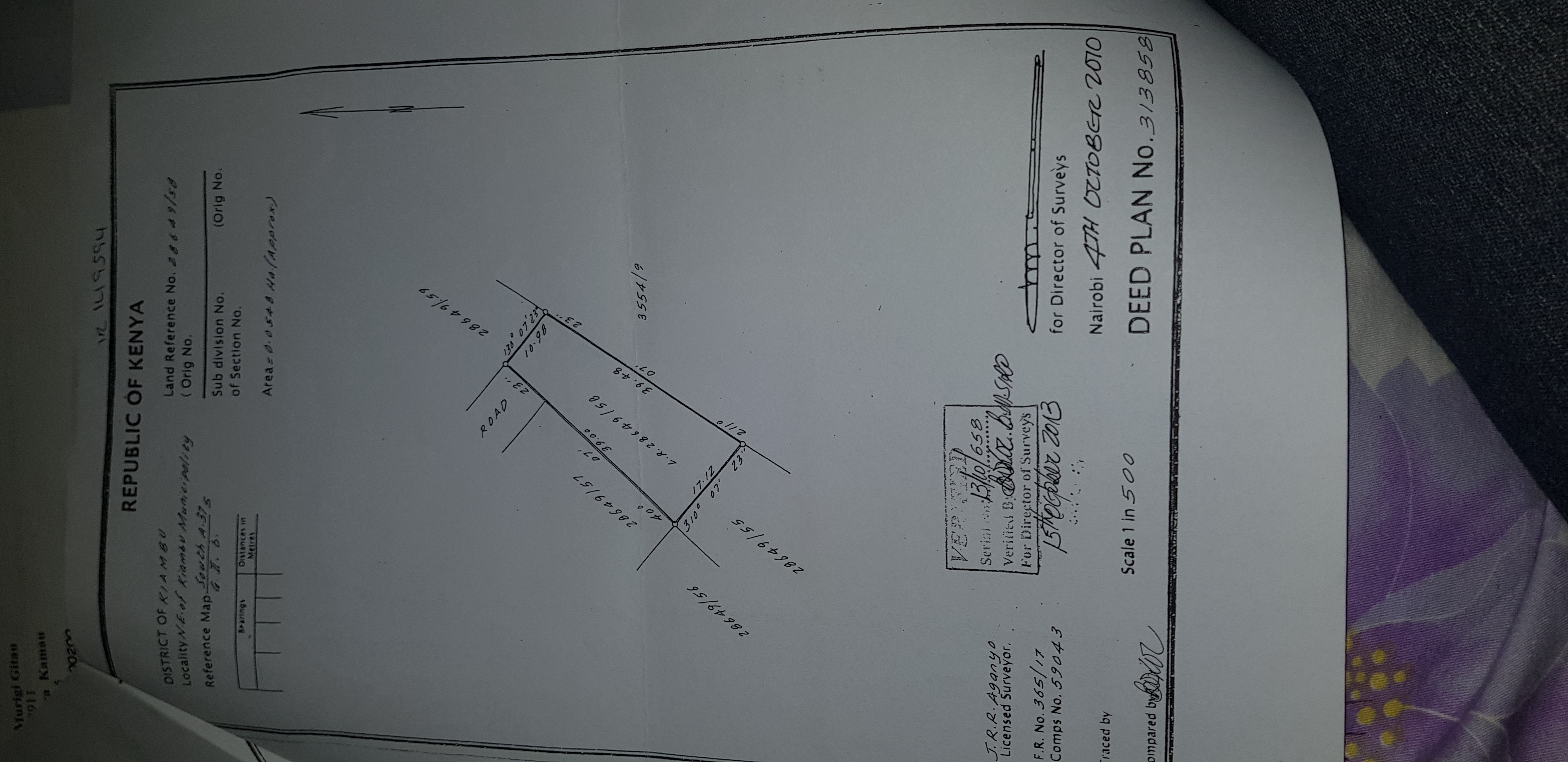 Plot for sale in Kiambu Kamiti road Near Tatu city