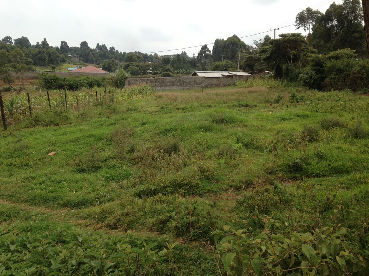 1/4 Acre plot for sale in Kikuyu Kamangu