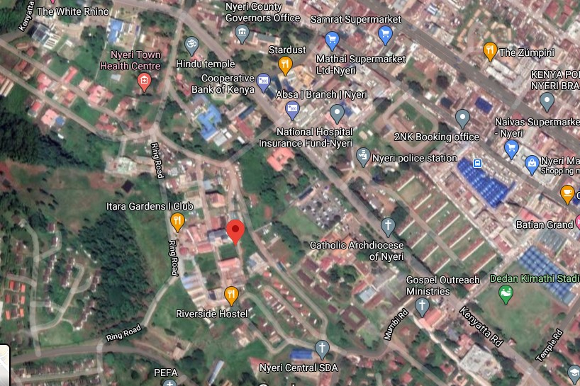 1/8 Acre Commercial plot for sale in Nyeri town